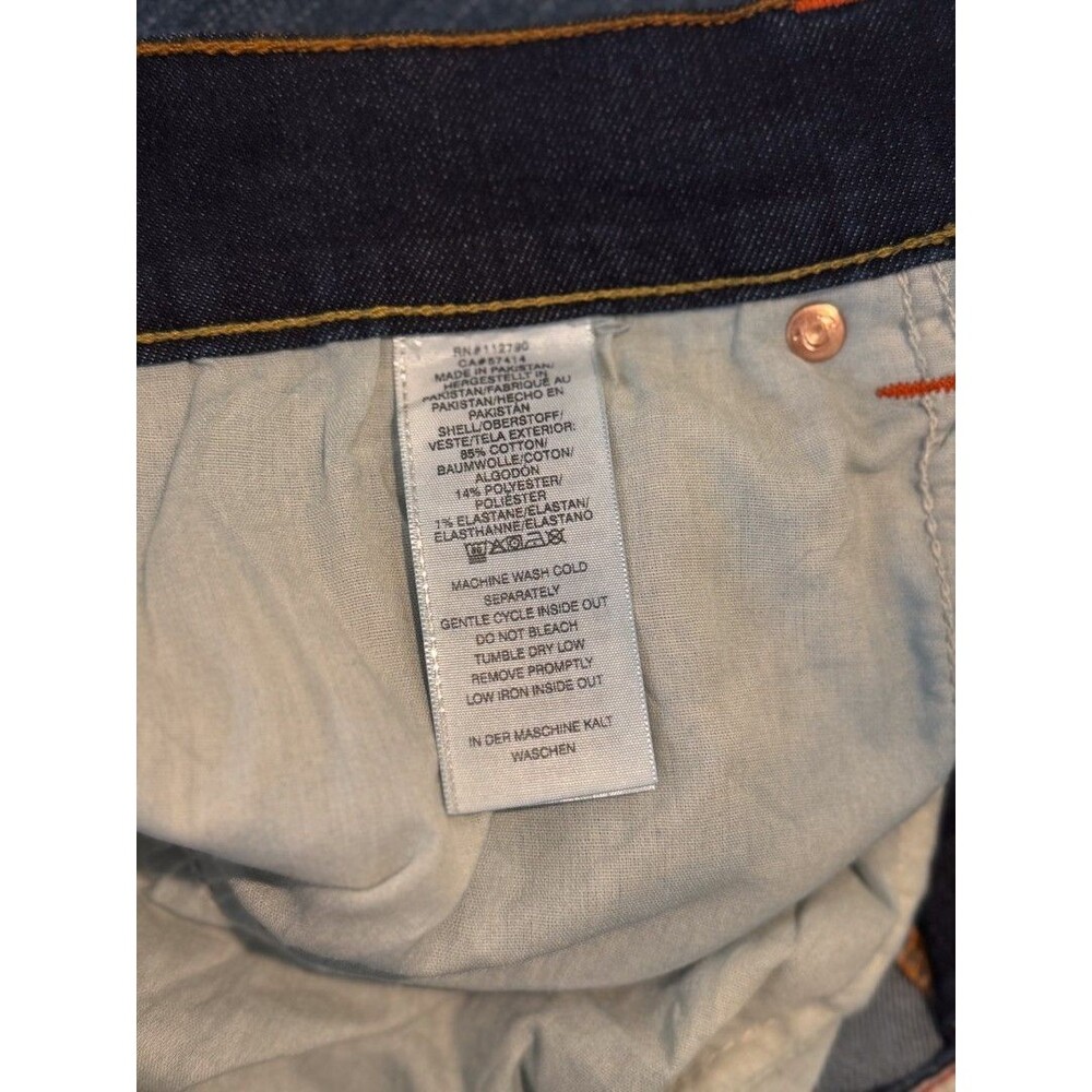 True Religion Mens Jeans Blue Ricky Relaxed Straight Denim Medium Wash 38x33 - Picture 11 of 12